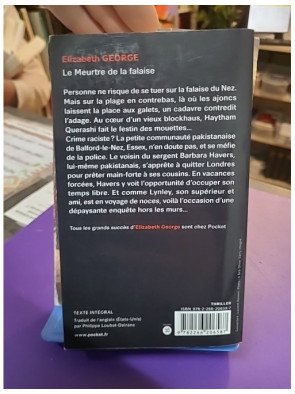 Le meurtre de la falaise Elizabeth George édition Pocket