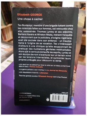 Anatomie d'un crime Elizabeth George édition Pocket