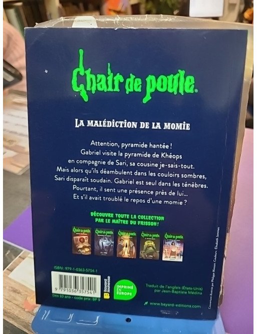 Chair de poule - Tome 01 : La malédiction de la momie