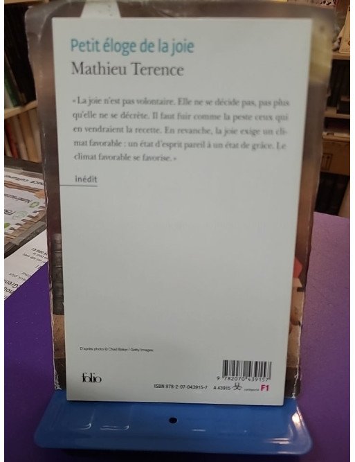 Petit éloge de la joie - Mathieu Terence