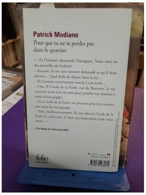 Pour que tu ne te perdes pas dans le quartier - Patrick Modiano