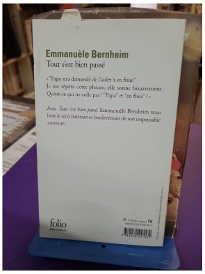 Tout s'est bien passé - Emmanuèle Bernheim