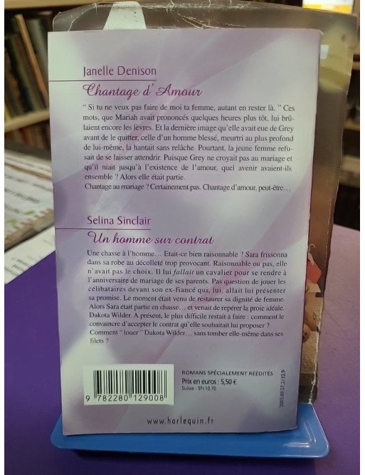 Chantage d'amour + Un homme sous contrat - Janelle Denison