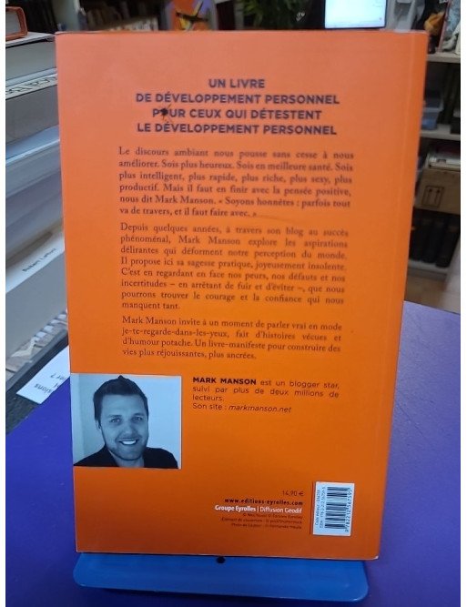 L'art subtil de s'en foutre Mark Manson