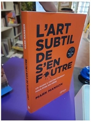 L'art subtil de s'en foutre Mark Manson