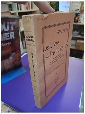 Code soleil le livre des instituteurs
