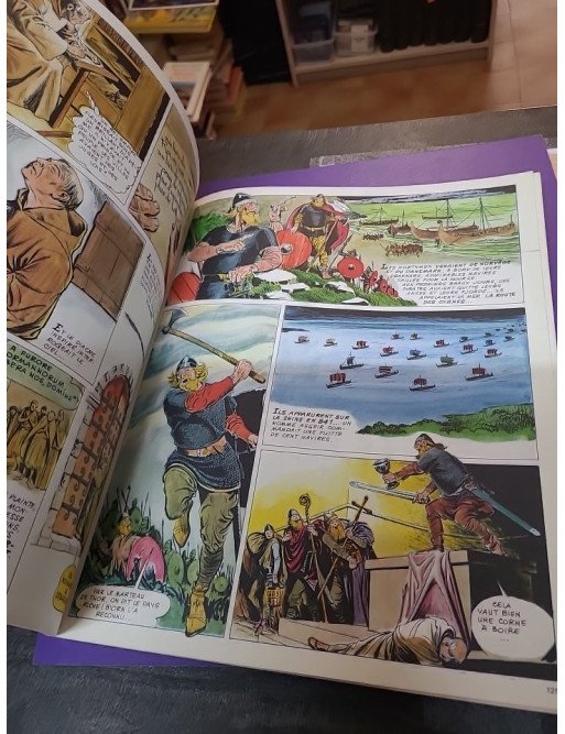 Histoire de France en bandes dessinées N°3 Charlemagne les Vikings - Bastian Ollivier