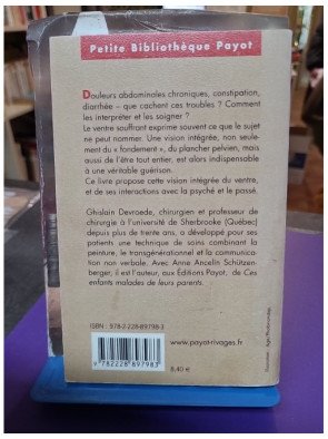 Ce que les maux de ventre disent de notre passé - Tome 482, Ghislain Devroede
