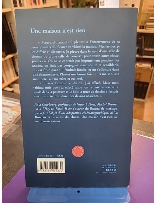 Une maison n'est rien — Michel Besnier