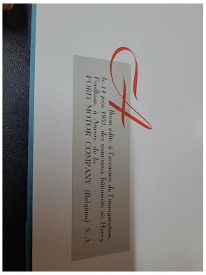 Album édité à l'occasion de l'inauguration des nouveaux bâtiments sis Henry Fordlaan à Anvers