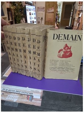 Demain N°6, Septembre 1924 – Raymond Escholier lot de 9 exemplére