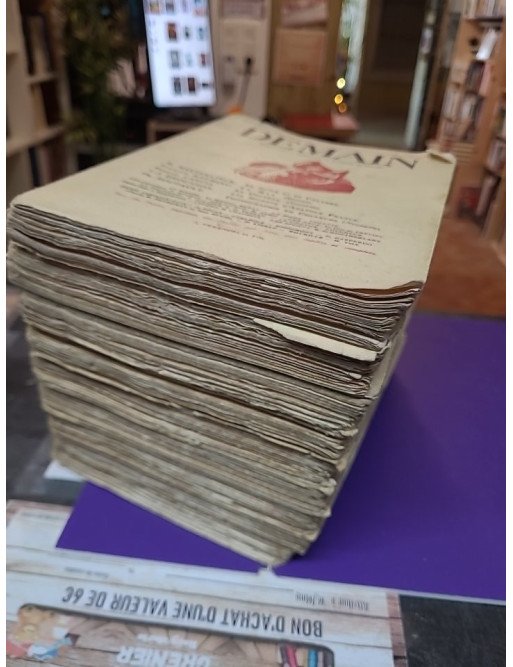 Demain N°6, Septembre 1924 – Raymond Escholier lot de 9 exemplére