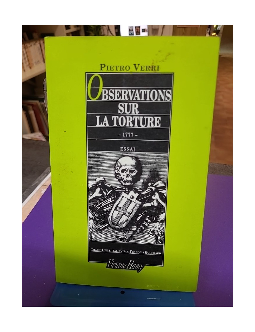 Observations sur la torture Pietro Verri