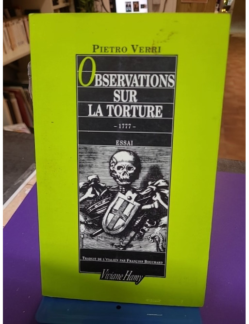 Observations sur la torture Pietro Verri