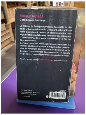 Cérémonies barbares — Elizabeth George