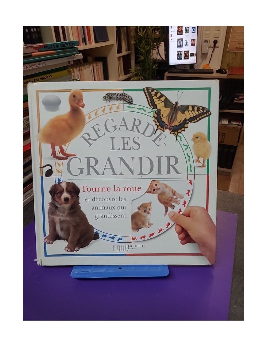 Regarde-les grandir - Tourne la roue et découvre les animaux qui grandissent