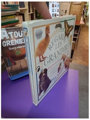 Regarde-les grandir - Tourne la roue et découvre les animaux qui grandissent