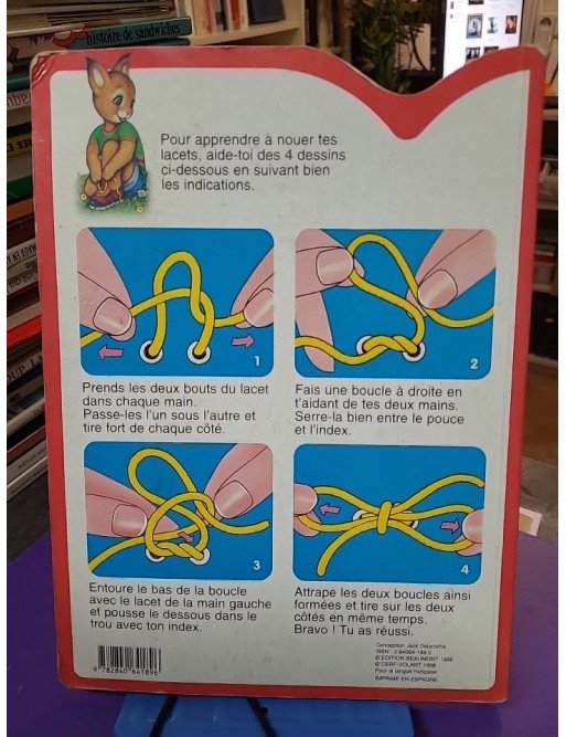 J'apprends à nouer mes lacets avec les lapinos