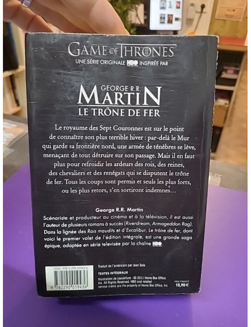 Le Trône de fer - L'intégrale, tome 1