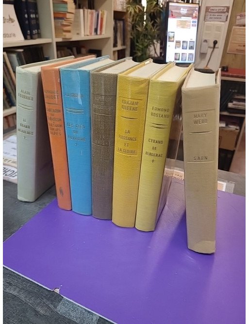 Lot de 7 livres colorés – Éditions Bernard Grasset, collection Super