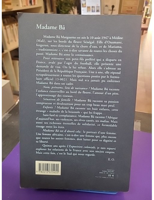 Madame Bâ d'Erik Orsenne