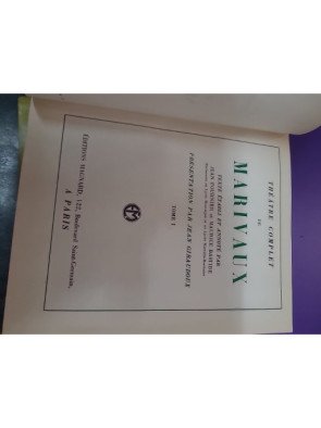 Théâtre complet de Marivaux tomes 1 et 2 - Marivaux