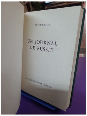 Journal de Russie - Arthur Nisin