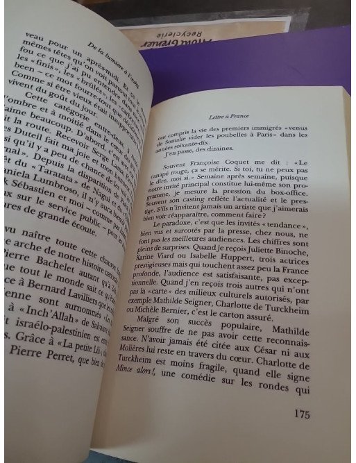 De la lumière à l'oubli