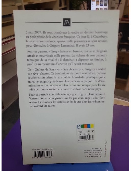 Grégory sur les pas d'un ange – Brigitte Hemmerlin