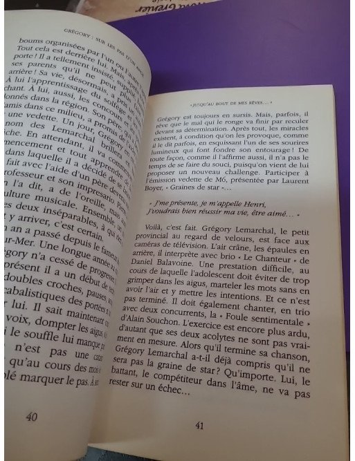 Grégory sur les pas d'un ange – Brigitte Hemmerlin