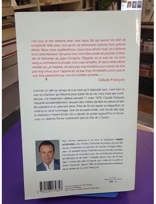 Claude François, autobiographie