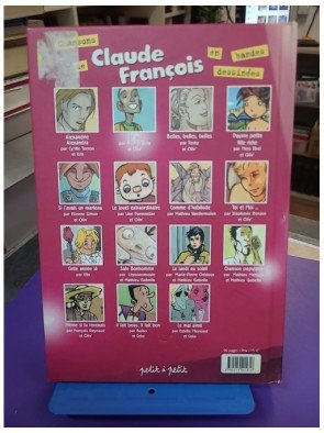 Les chansons de Claude François en bandes dessinées – Claude François