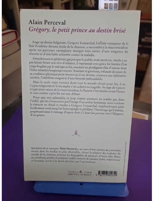 Grégory Lemarchal, le petit prince au destin brisé – Alain Perceval