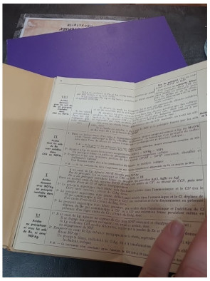 Tableaux d’analyse minérale qualitative - Certificats d’étude PCB SPCN (1942)