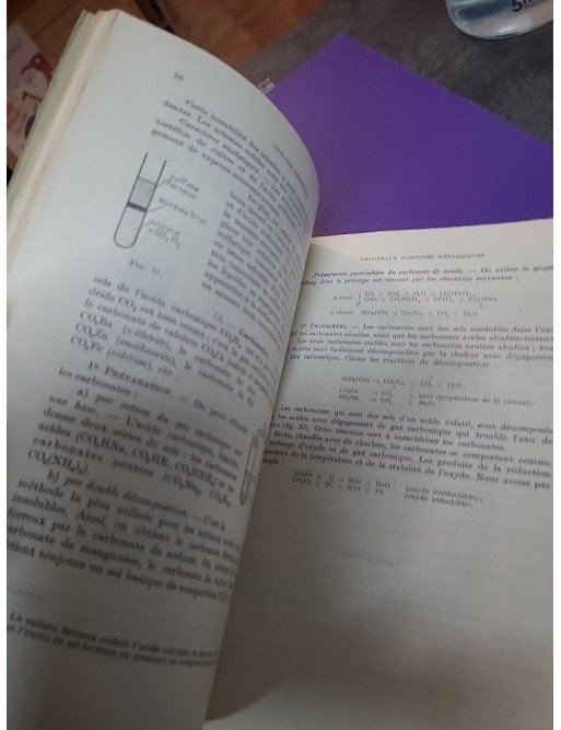 Cours de Chimie et de Physique – Tome 1 : Chimie (2ème édition)
