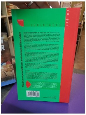 Missions et responsabilités des professionnels de l'immobilier
