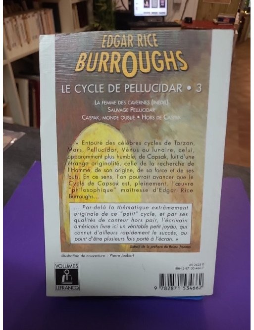 Le Cycle De Pellucidar. Tome 3 par Edgar Rice Burroughs (Claude Lefrancq, 1997)
