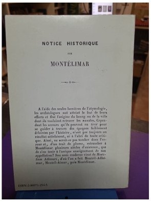 Notice historique sur Montélimar (Drôme) - Abel Vincent