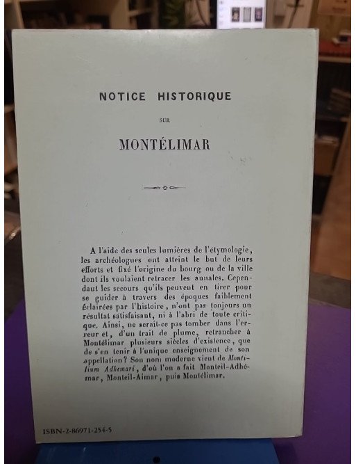 Notice historique sur Montélimar (Drôme) - Abel Vincent