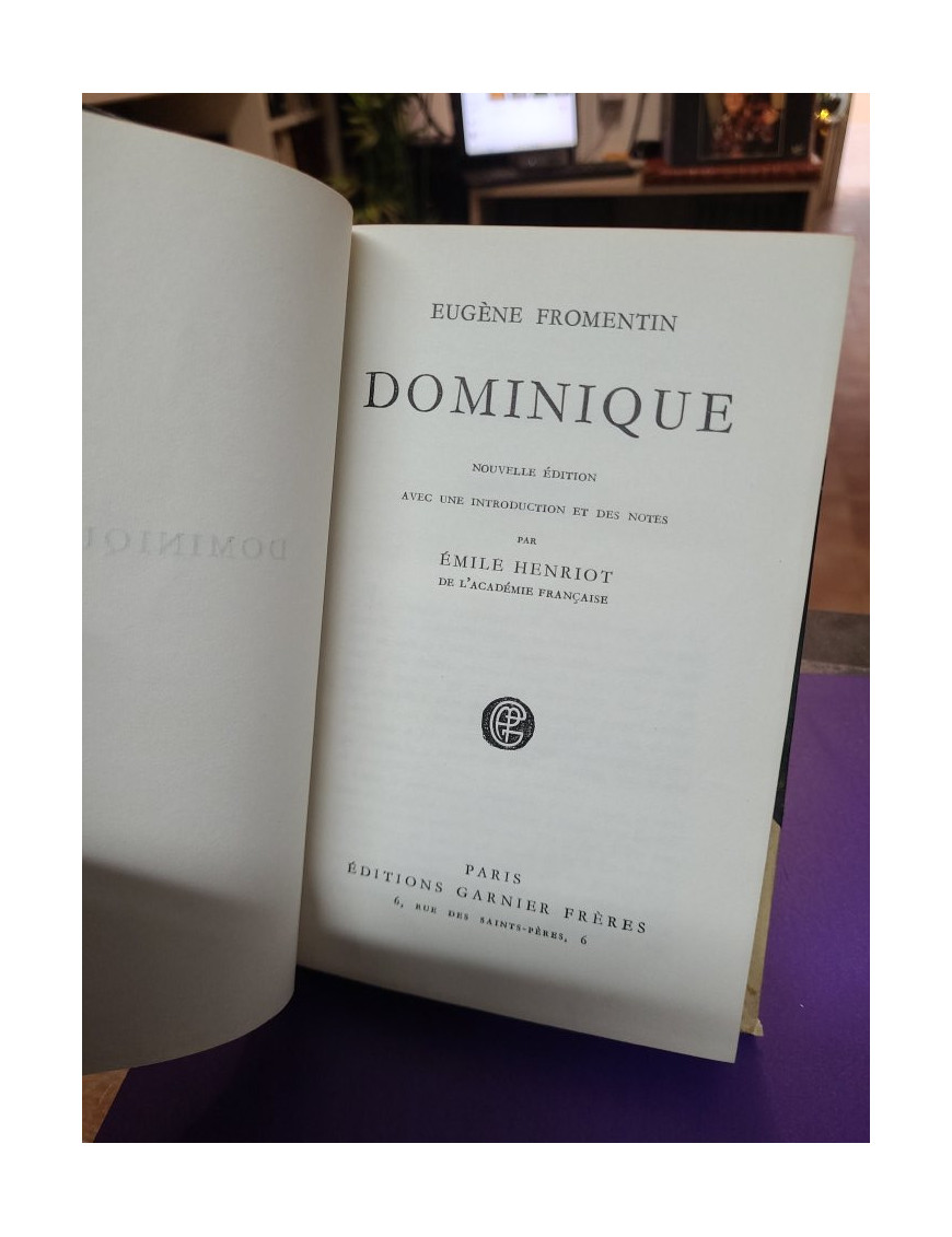 Dominique - Eugène Fromentin