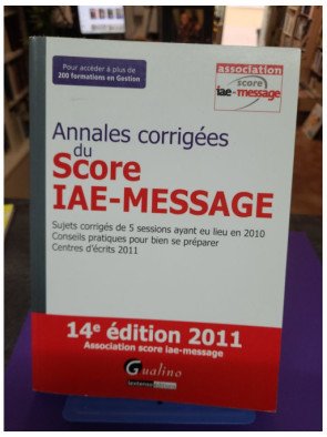 Annales corrigées du Score IAE-MESSAGE