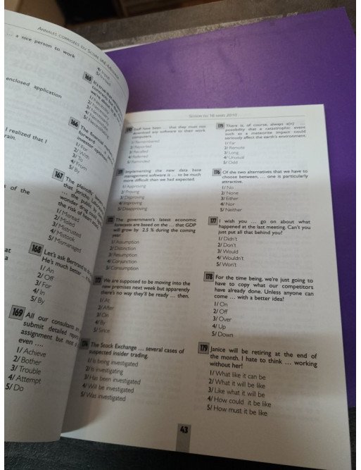 Annales corrigées du Score IAE-MESSAGE