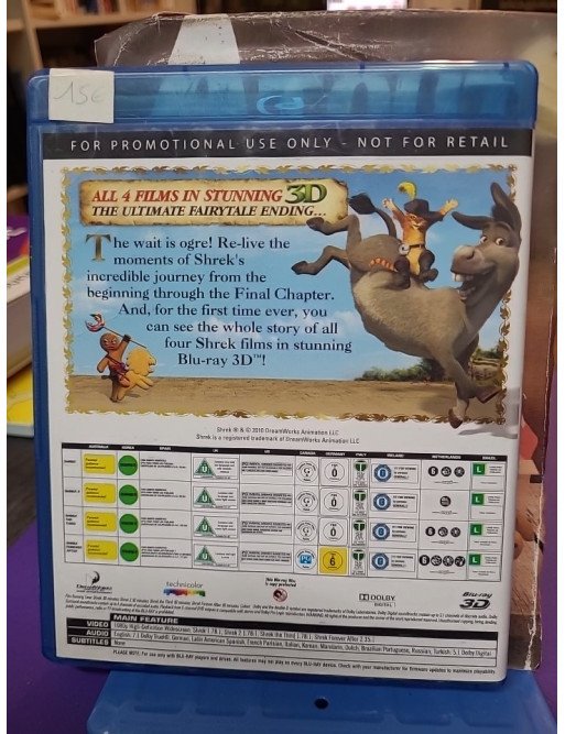 Shrek 1 + 2 + 3 + 4 (DVD)