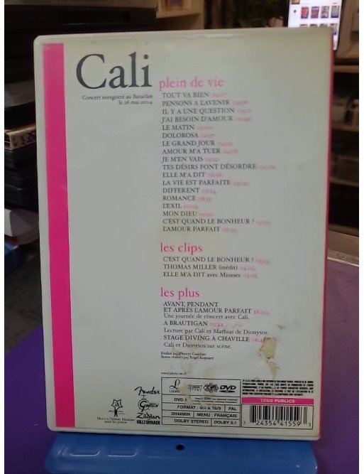 Cali - Plein de vie (DVD)