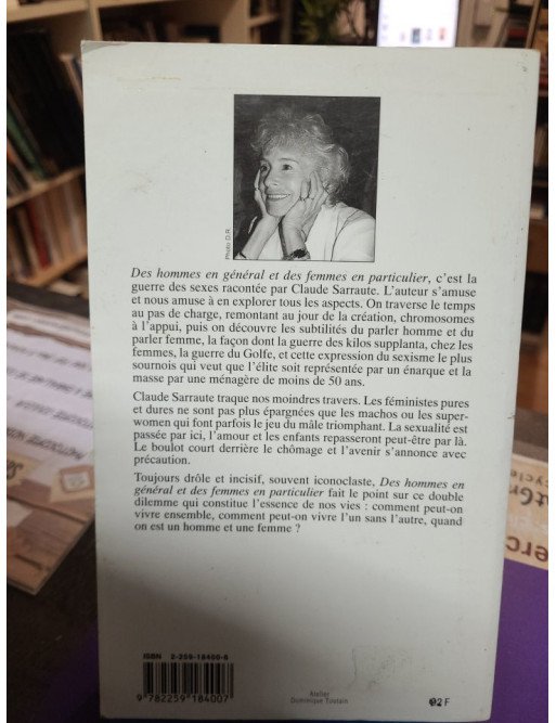 Des hommes en général et des femmes en particulier