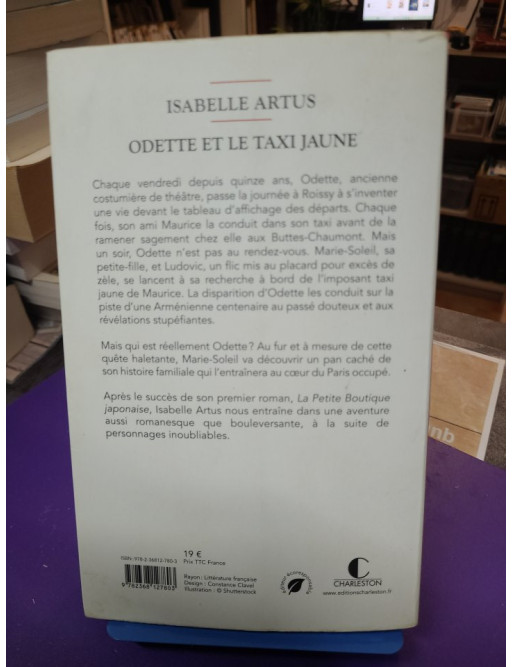 Odette et le taxi jaune par Isabelle Artus (Charleston, 2022)