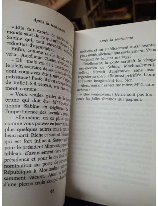 Après la Tourmente