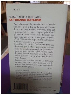 La tyrannie du plaisir – Jean-Claude Guillebaud