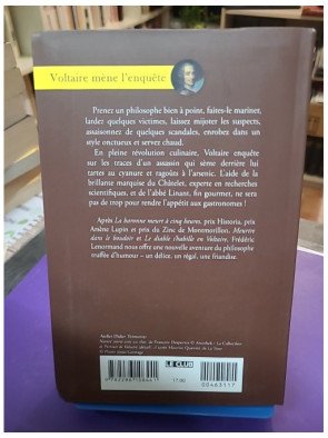 Voltaire mène l'enquête, crimes et condiments - Frédéric Lenormand