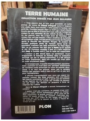 Le cheval d'orgueil – Mémoires d'un Breton du pays bigouden – Pierre-Jakez Hélias